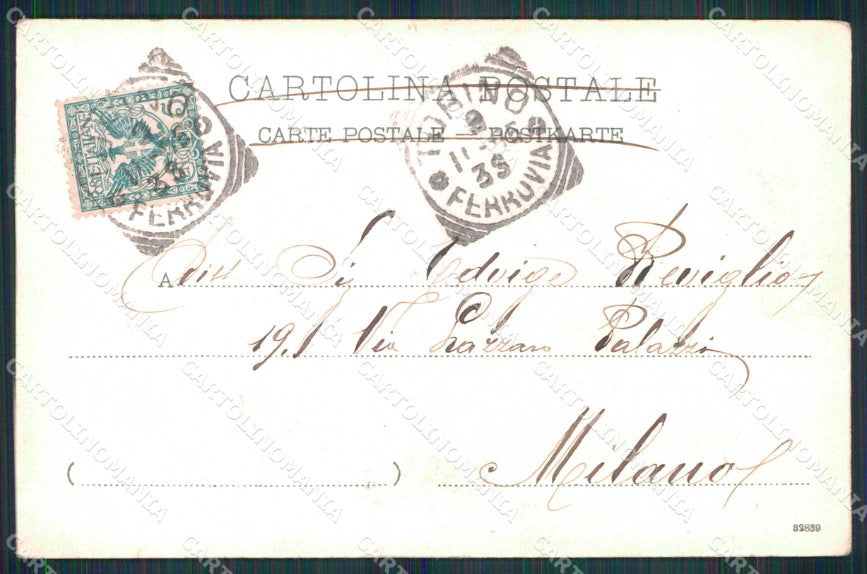 Torino Città Fiume Po Barche cartolina MZ6140 – retro