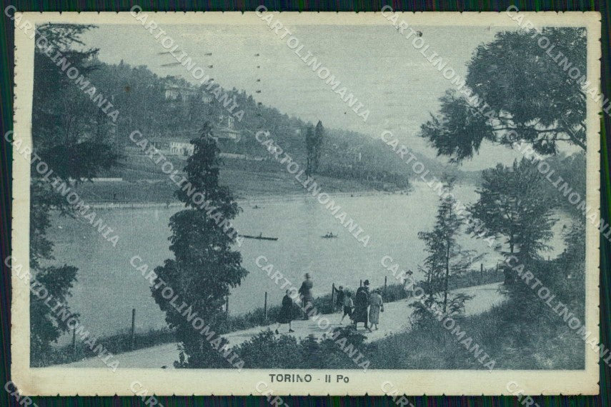 Torino Città Veduta Fiume Po cartolina MZ6143 – fronte