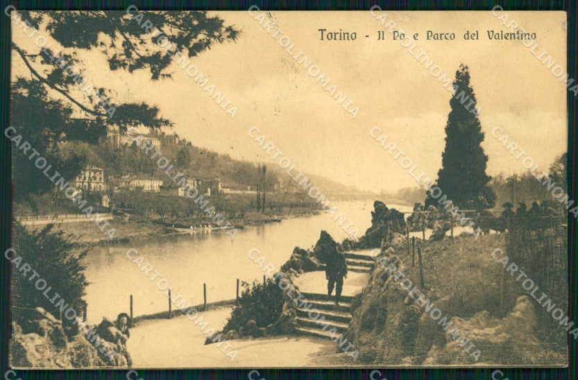 Torino Città Fiume Po Parco del Valentino cartolina MZ6151 – fronte