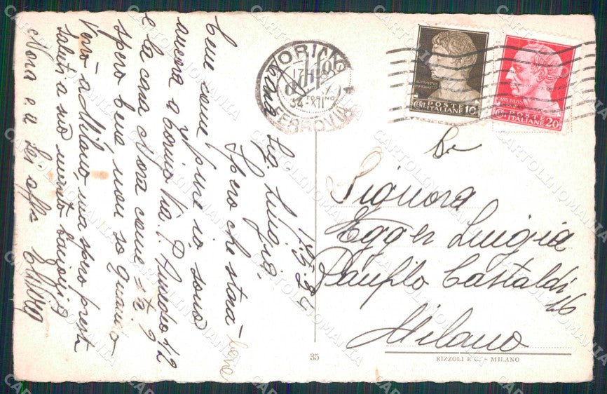Torino Città Fiume Po Barca Castello Medioevale cartolina MZ6157 – retro