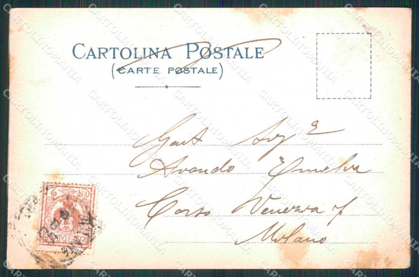 Torino Città Riva del Po PIEGHINA cartolina MZ6161 – retro