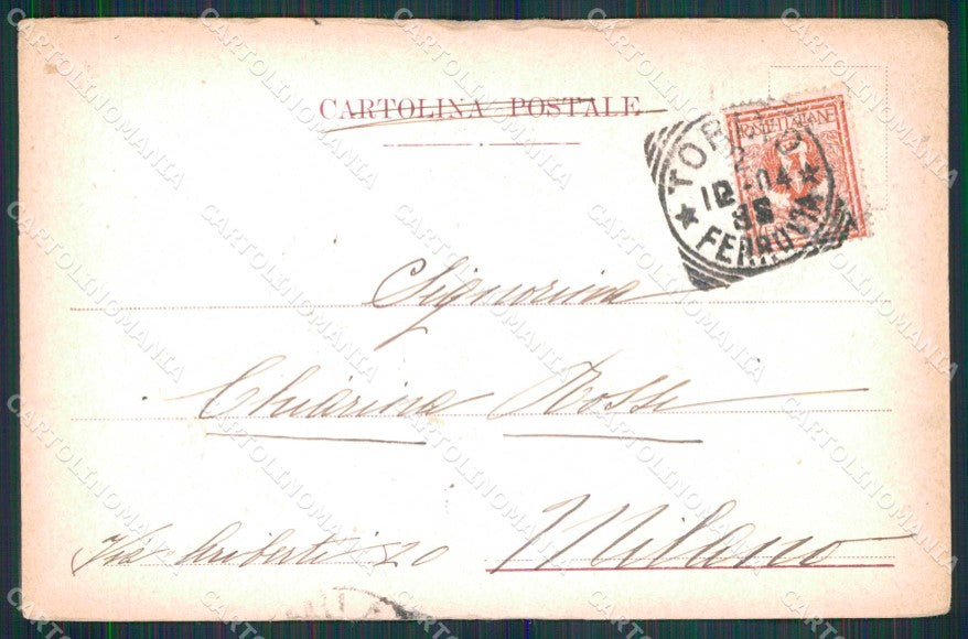 Torino Città Riva Po cartolina MZ6169 – retro