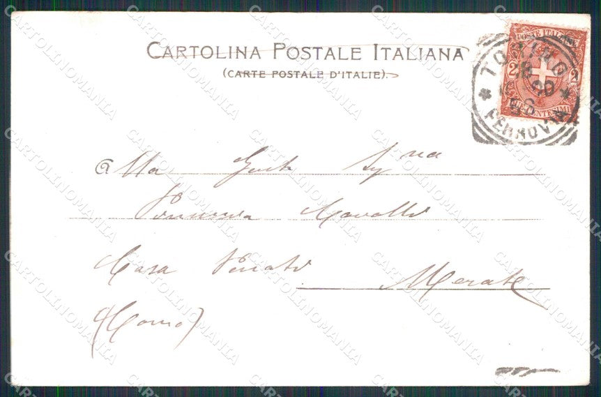 Torino Città Ponte Ferro sul Po Stengel 11491 cartolina MZ6187 – retro