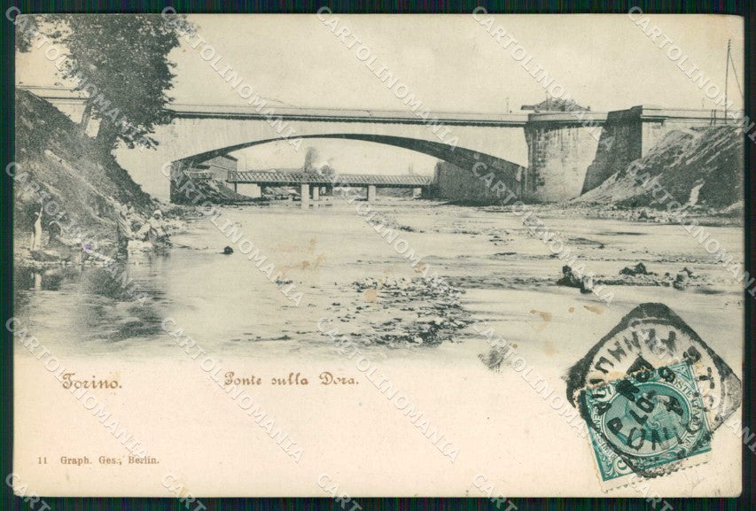 Torino Città Ponte Mosca sulla Dora cartolina MZ6194 – fronte