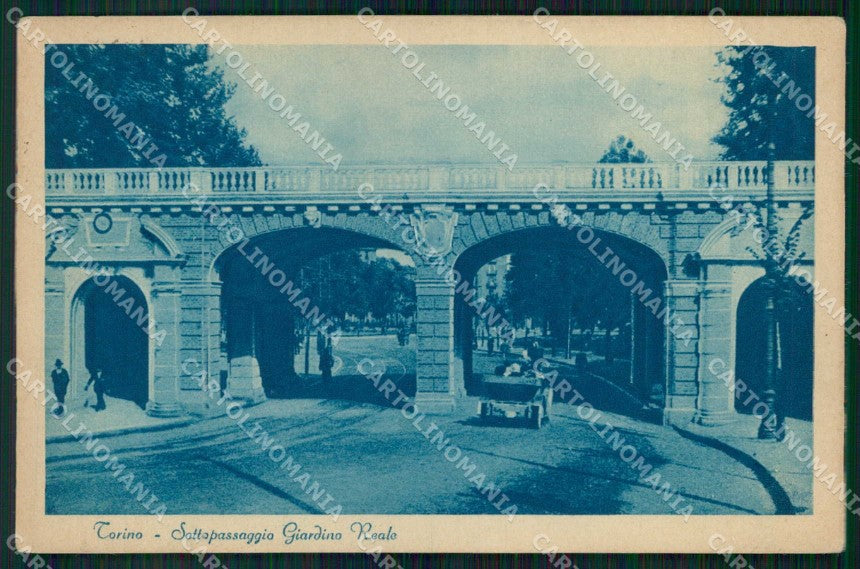Torino Città Sottopassaggio Giardino Reale cartolina MZ6203 – fronte