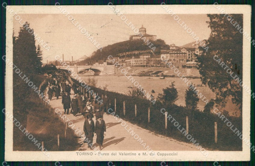 Torino Città Parco del Valentino Monte Cappuccini STRAPPINO cartolina MZ6216 – fronte