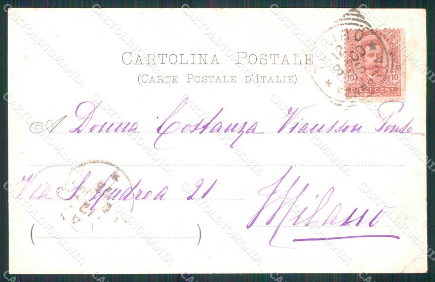 Torino Città Caserma Pietro Micca Militari Kunzli 2263 cartolina MZ6227 – retro