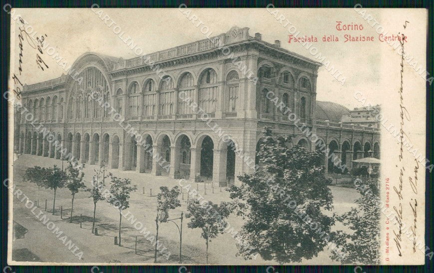 Torino Città Facciata Stazione Centrale Modiano 2716 cartolina MZ6230 – fronte