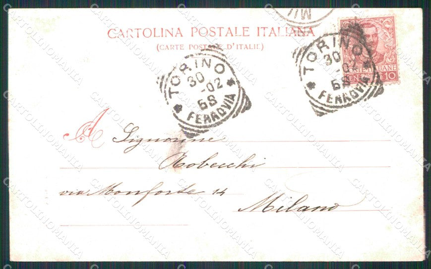 Torino Città Facciata Stazione Centrale Modiano 2716 cartolina MZ6230 – retro