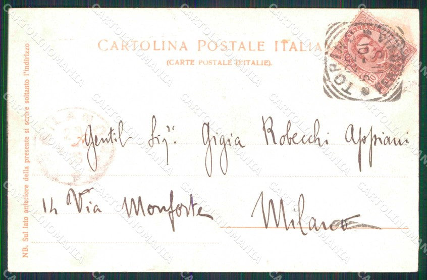 Torino Città Ponte Mosca sulla Dora Trenkler 13287 PIEGHINA cartolina MZ6232 – retro