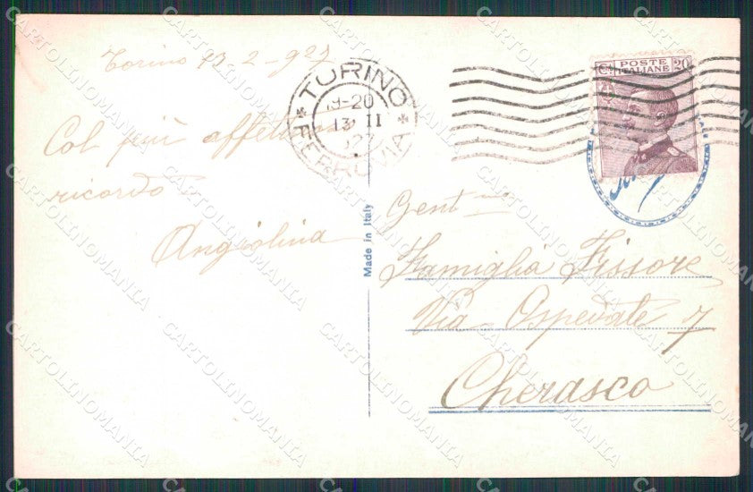 Torino Città Palazzo Reale cartolina MZ6237 – retro