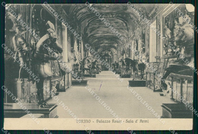 Torino Città Palazzo Reale Sala d'Armi cartolina MZ6247 – fronte