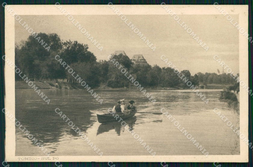Torino Città Giro in Barca sul Fiume Brunner 12402 cartolina MZ6251 – fronte