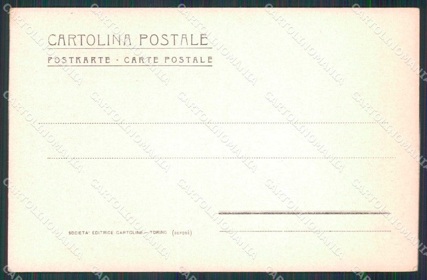 Torino Città Monumento Galileo Ferraris cartolina MZ6256 – retro
