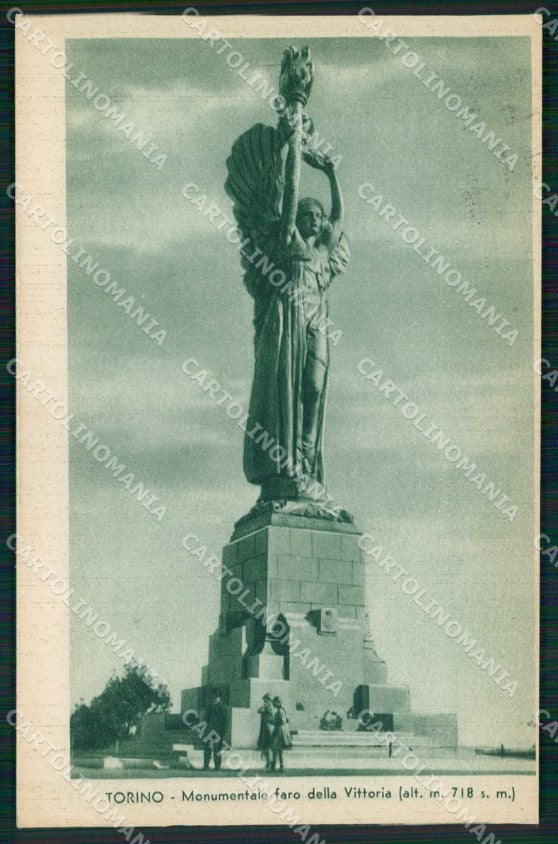 Torino Città Faro Monumentale della Vittoria cartolina MZ6260 – fronte
