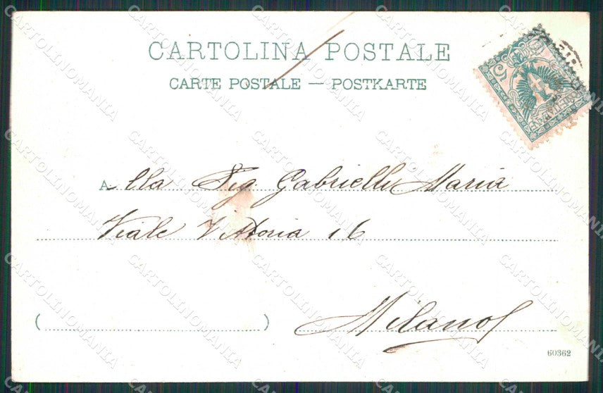Torino Città Castello Medioevale Barca cartolina MZ6262 – retro