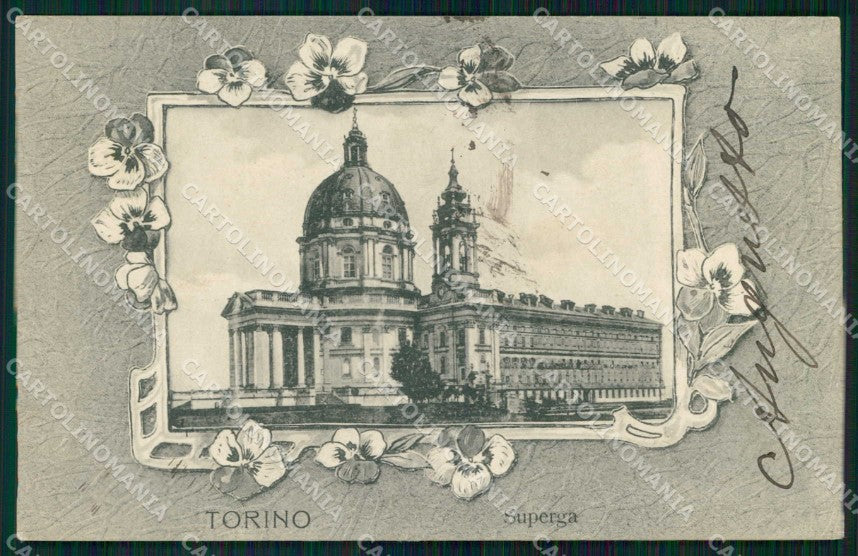 Torino Città Superga Chiesa Reale cartolina MZ6264 – fronte