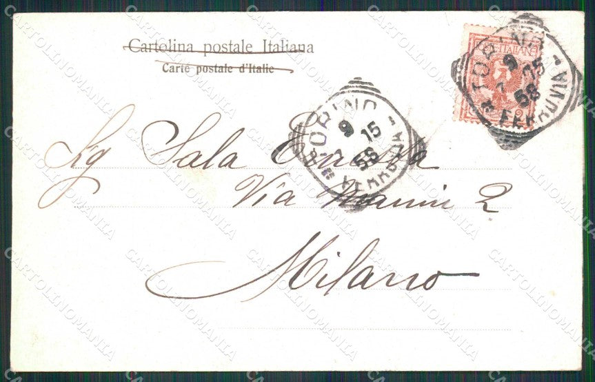 Torino Città Superga Chiesa Reale cartolina MZ6264 – retro