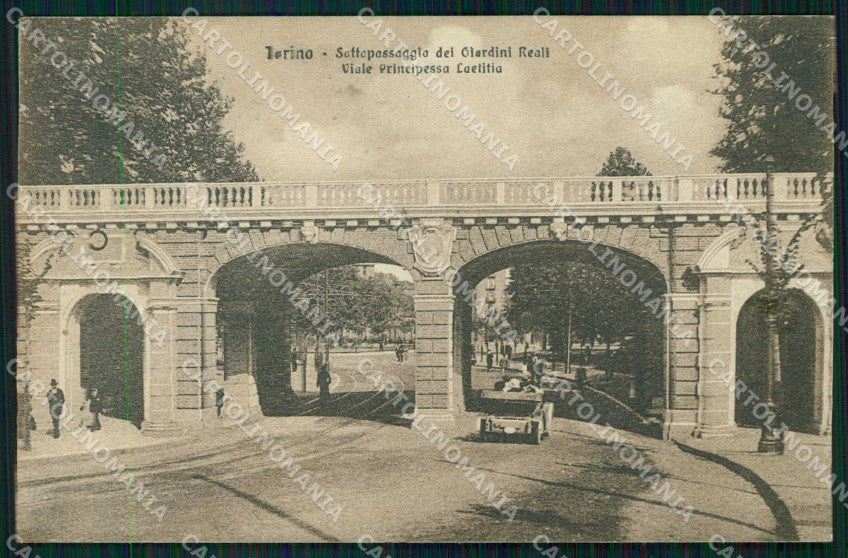 Torino Città Sottopassaggio Giardino Reale cartolina MZ6281 – fronte