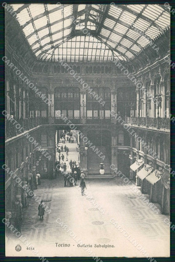 Torino Città Galleria Subalpina Brunner 4644 cartolina MZ6284 – fronte