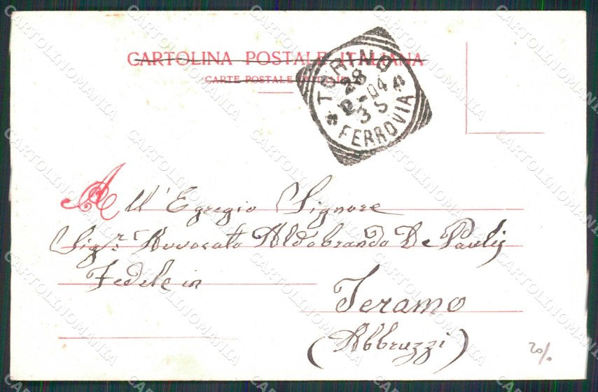 Torino Città Ingresso Principale Regio Arsenale Modiano 4189 cartolina MZ6290 – retro