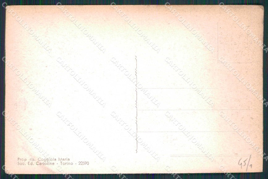 Torino Cavoretto Piazza Carlo Freguglia Corriera MACCHIA cartolina MZ6291 – retro