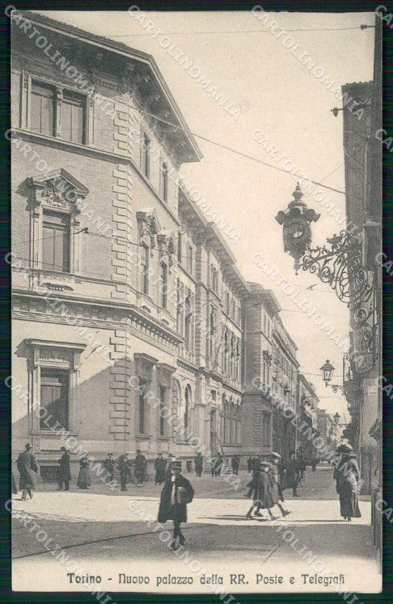 Torino Città Nuovo Palazzo Poste Telegrafi Alterocca 12168 cartolina MZ6318 – fronte
