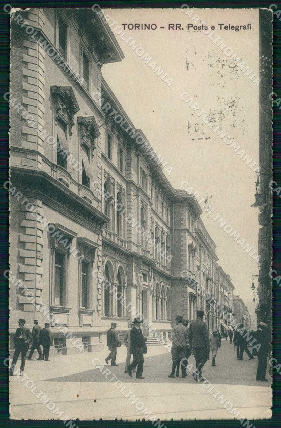 Torino Città Nuovo Palazzo Poste Telegrafi cartolina MZ6320 – fronte