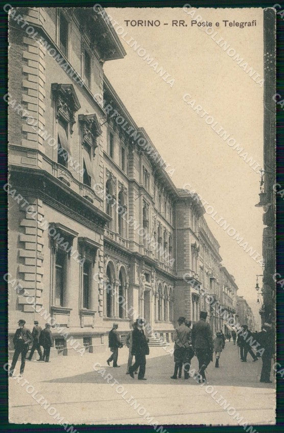 Torino Città Nuovo Palazzo Poste Telegrafi cartolina MZ6321 – fronte