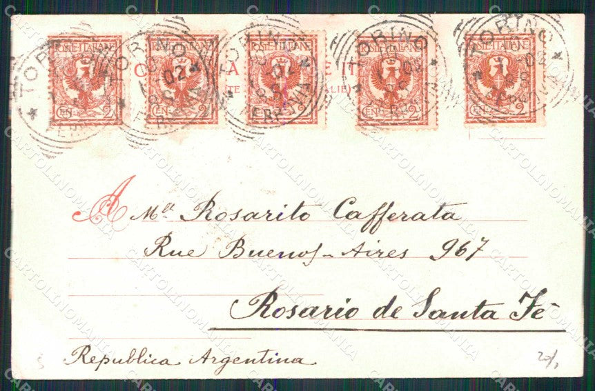 Torino Città Via Pietro Micca Chiesa San Tommaso Modiano 3568 cartolina MZ6334 – retro