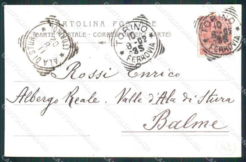 Torino Città Frate del Monte dei Cappuccini cartolina MZ6337 – retro