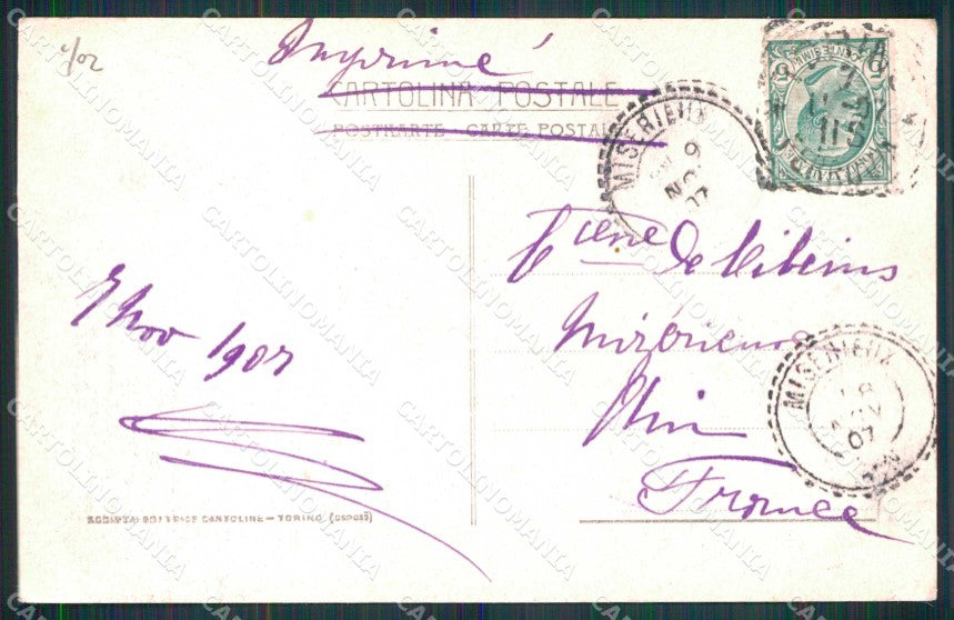 Torino Città Frate del Monte dei Cappuccini cartolina MZ6341 – retro