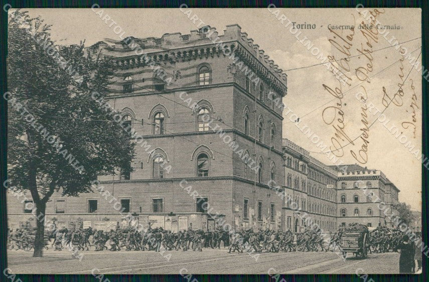 Torino Città Caserma della Cernaia Militari Brunner cartolina MZ6343 – fronte