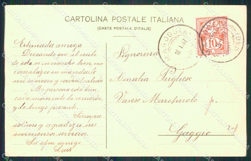Torino Città Galleria Industria Subalpina Modiano 2718 cartolina MZ6353 – retro
