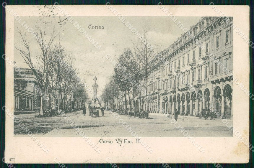 Torino Città Corso Vittorio Emanuele II cartolina MZ6362 – fronte
