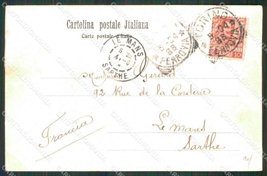 Torino Città Corso Vittorio Emanuele II cartolina MZ6362 – retro