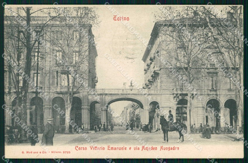 Torino Città Corso Vittorio Emanuele Modiano 3725 cartolina MZ6380 – fronte
