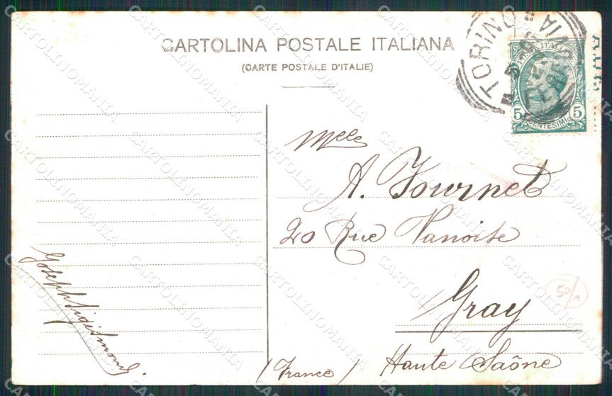 Torino Città Piazza Solferino Teatro Alfieri Modiano 10105 cartolina MZ6413 – retro