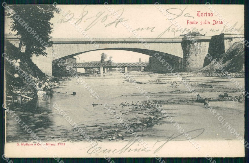 Torino Città Ponte sulla Dora Modiano 2722 cartolina MZ6441 – fronte
