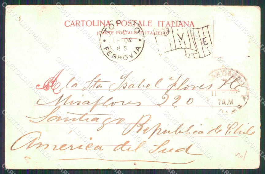 Torino Città Ponte Ferro Maria Teresa Modiano 4156 FORI cartolina MZ6451 – retro