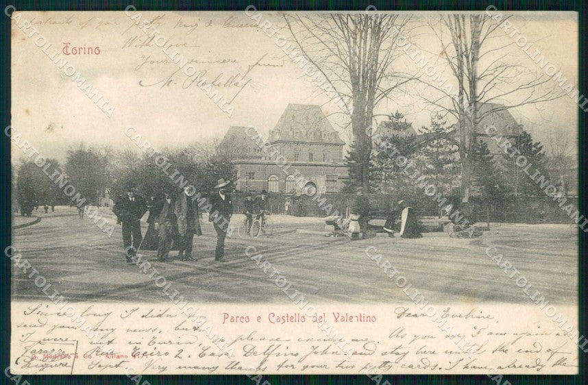 Torino Città Castello Valentino Parco Modiano 1171 cartolina MZ6454 – fronte
