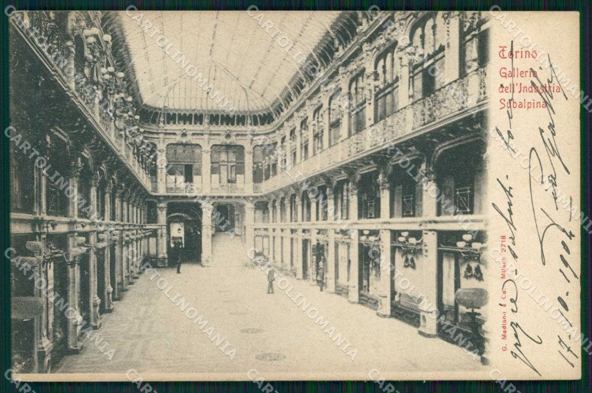Torino Città Interno Galleria Subalpina Modiano 2718 cartolina MZ6460 – fronte