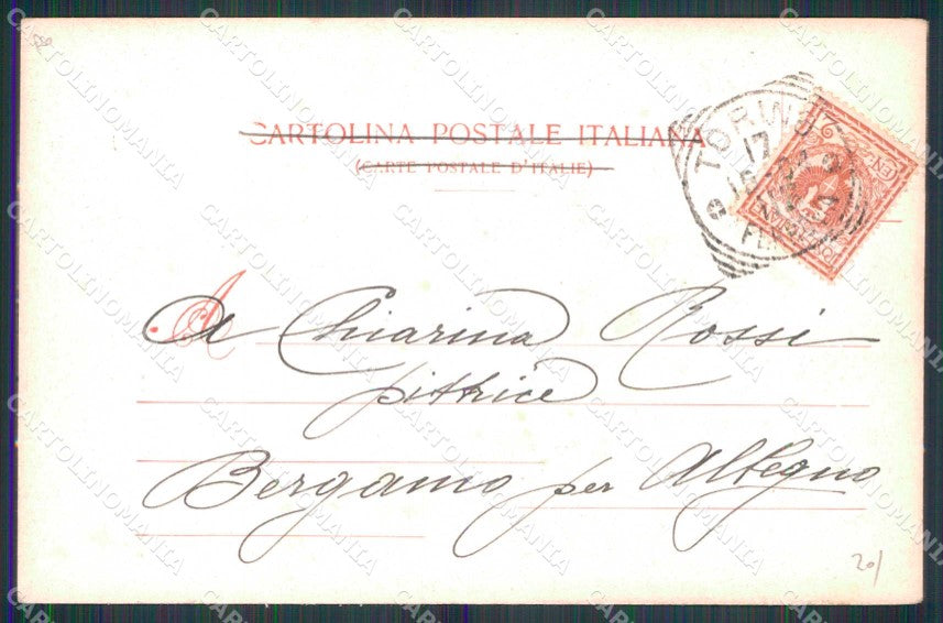 Torino Città Interno Galleria Subalpina Modiano 2718 cartolina MZ6460 – retro