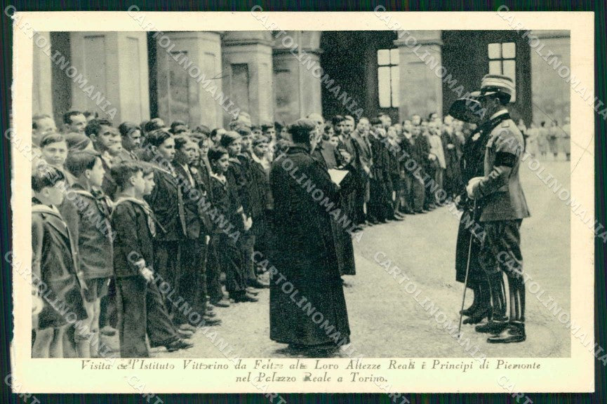 Torino Città Palazzo Reale Visita Principi di Piemonte Savoia cartolina MZ6466 – fronte