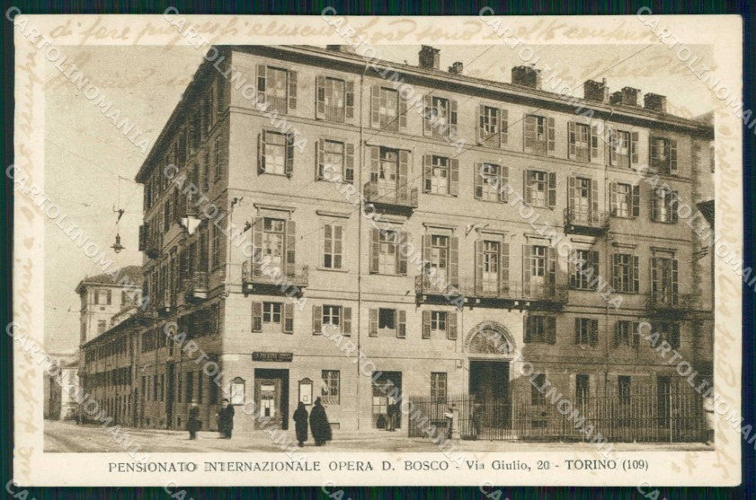 Torino Città Pensionato Internazionale Opera Don Bosco cartolina MZ6472 – fronte