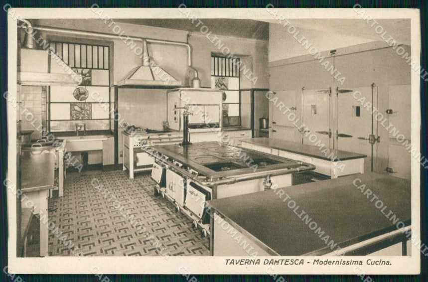 Torino Città Taverna Dantesca Modernissima Cucina cartolina MZ6476 – fronte