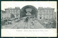Torino Città Interno della Stazione Treno PIEGHINA cartolina MZ6486 – fronte