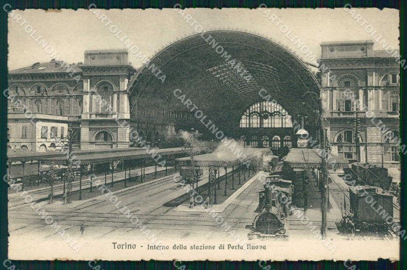 Torino Città Interno Stazione Porta Nuova Treno Brunner 4616 cartolina MZ6497 – fronte