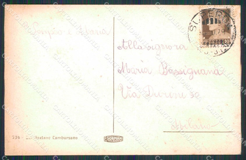 Torino Città Saluto da Collina Superga Funicolare cartolina MZ6529 – retro