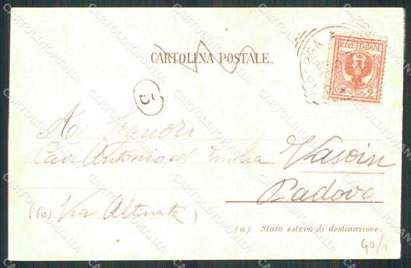 Torino Città Saluto da Superga Stazione Sassi Funicolare cartolina MZ6551 – retro